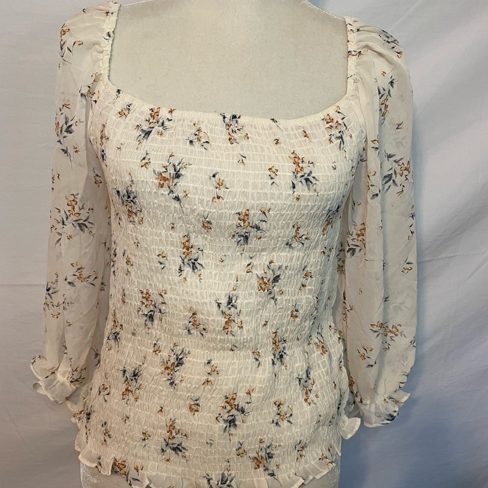 🍒🍒NEW!! Montrez Off Shoulder Puffy Sleeve Blouse